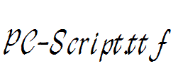 PC-Script.ttf