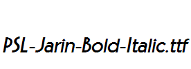 PSL-Jarin-Bold-Italic.ttf