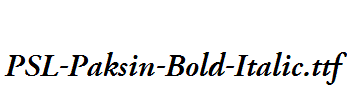 PSL-Paksin-Bold-Italic.ttf