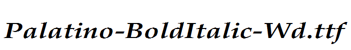 Palatino-BoldItalic-Wd.ttf