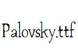 Palovsky.ttf