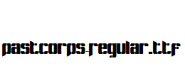 Pastcorps-Regular.ttf