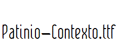 Patinio-Contexto.ttf