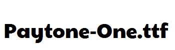 Paytone-One.ttf