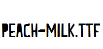 Peach-Milk.ttf