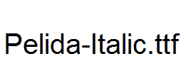 Pelida-Italic.ttf