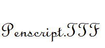 Penscript.ttf