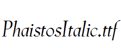 PhaistosItalic.ttf