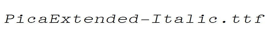 PicaExtended-Italic.ttf