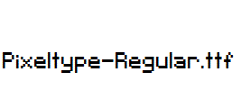 Pixeltype-Regular.ttf