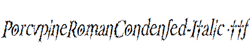 PorcupineRomanCondensed-Italic.ttf