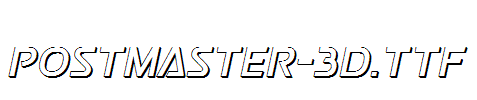 Postmaster-3D.ttf