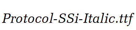 Protocol-SSi-Italic.ttf
