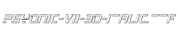 PsYonic-VII-3D-Italic.ttf