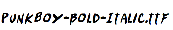 Punkboy-Bold-Italic.ttf