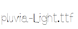 pluvia-Light.ttf