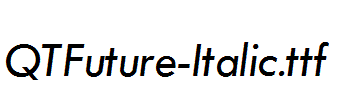 QTFuture-Italic.ttf