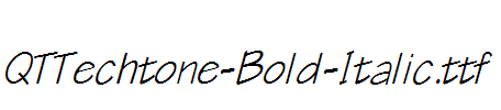 QTTechtone-Bold-Italic.ttf