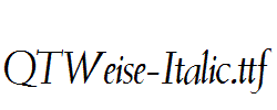 QTWeise-Italic.ttf