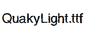 QuakyLight.ttf