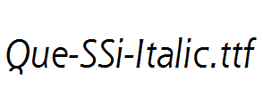 Que-SSi-Italic.ttf