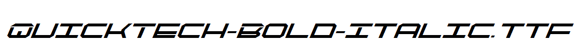 QuickTech-Bold-Italic.ttf