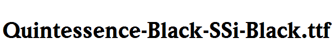 Quintessence-Black-SSi-Black.ttf