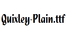 Quixley-Plain.ttf
