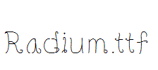 Radium.ttf