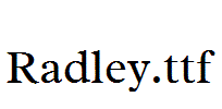 Radley.ttf