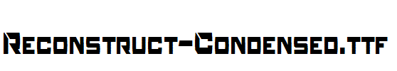 Reconstruct-Condensed.ttf