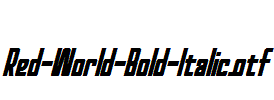 Red-World-Bold-Italic.otf