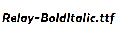 Relay-BoldItalic.ttf