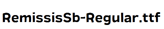 RemissisSb-Regular.ttf