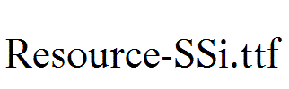 Resource-SSi.ttf