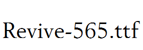 Revive-565.ttf