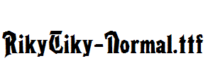 RikyTiky-Normal.ttf