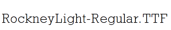 RockneyLight-Regular.ttf
