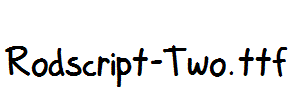 Rodscript-Two.ttf