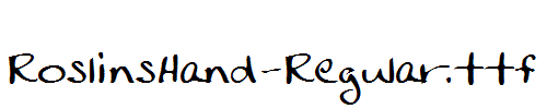 RoslinsHand-Regular.ttf