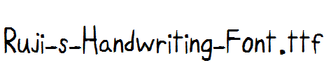 Ruji-s-Handwriting-Font.ttf