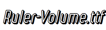 Ruler-Volume.ttf