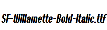 SF-Willamette-Bold-Italic.ttf
