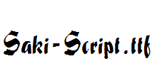 Saki-Script.ttf