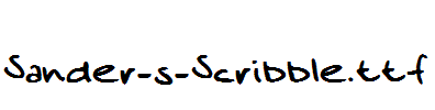 Sander-s-Scribble.ttf