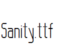 Sanity.TTF