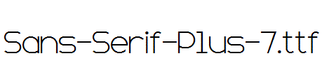 Sans-Serif-Plus-7.ttf