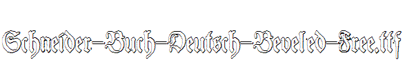 Schneider-Buch-Deutsch-Beveled-Free.ttf