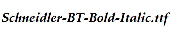 Schneidler-BT-Bold-Italic.ttf