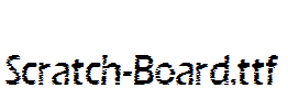 Scratch-Board.TTF